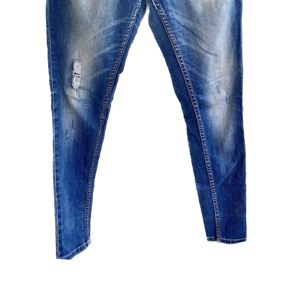 Jeans👖Roadster Acid Wash Lightly Distressed Ankle Length Skinny Fit Jeans👖 - Picture 12 of 13